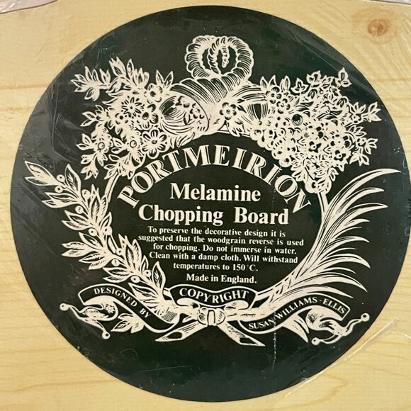 New Portmeirion Melamine Cutting Board NIP Small Narcissus - Picture 3 of 3